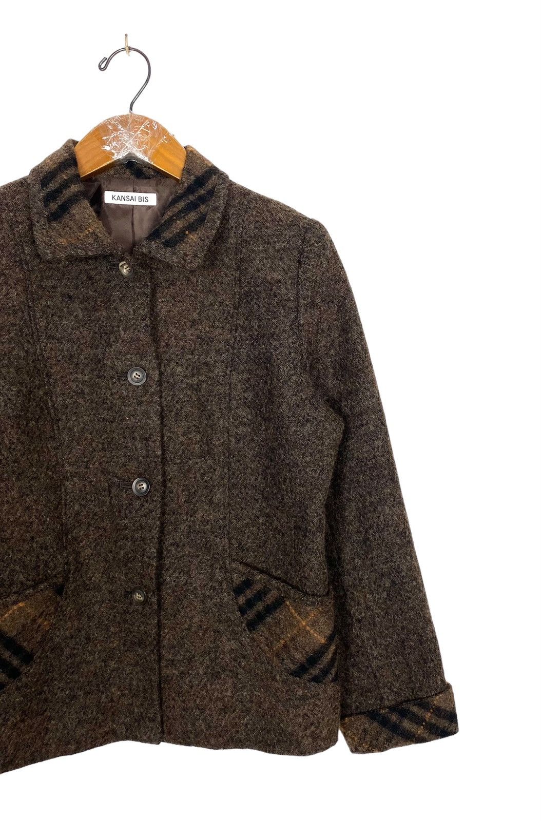 Kansai Yamamoto Rare‼️ Vintage Kansai Bis Wool Coat Made in Japan Size M / US 6-8 / IT 42-44 - 3 Thumbnail