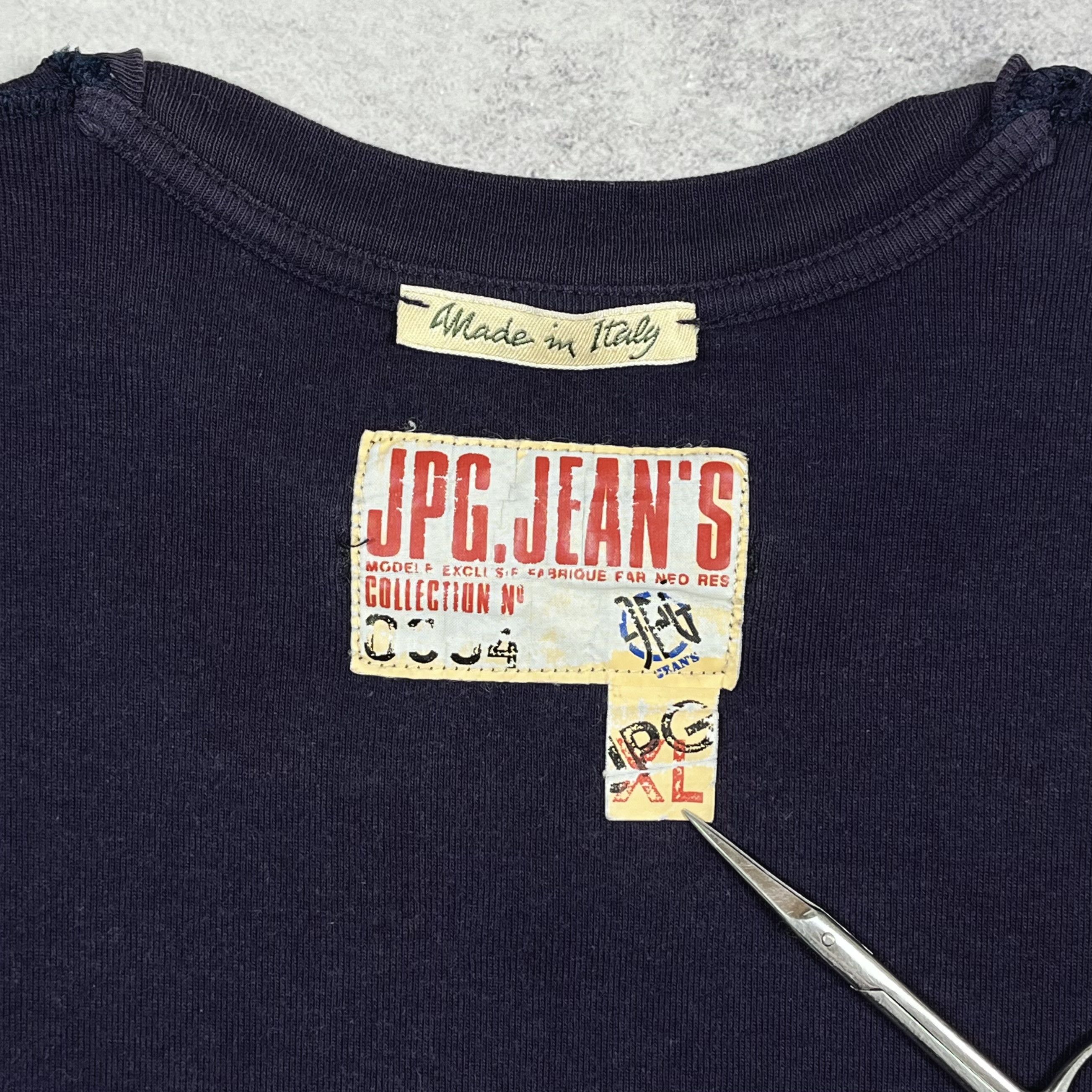 Jean Paul Gaultier Vintage Jean Paul Gaultier Abstract Logo T Shirt 90’s Size XL / US 12-14 / IT 48-50 - 9 Thumbnail