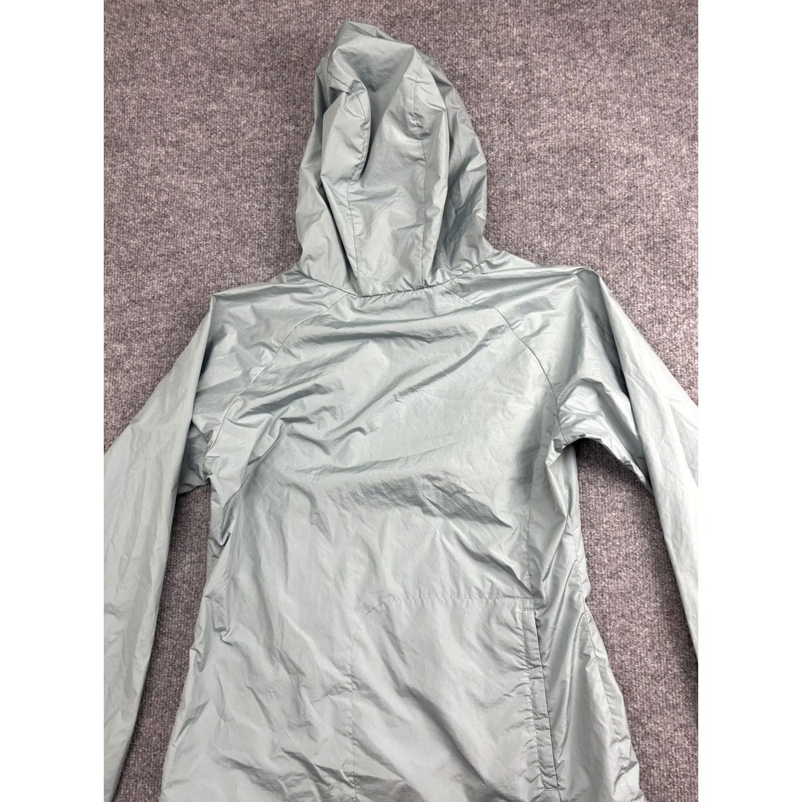 Vintage Nau Jacket Womens Small Gray Hooded Full Zip Lightweight Windbreaker Hiking Size S / US 4 / IT 40 - 6 Thumbnail