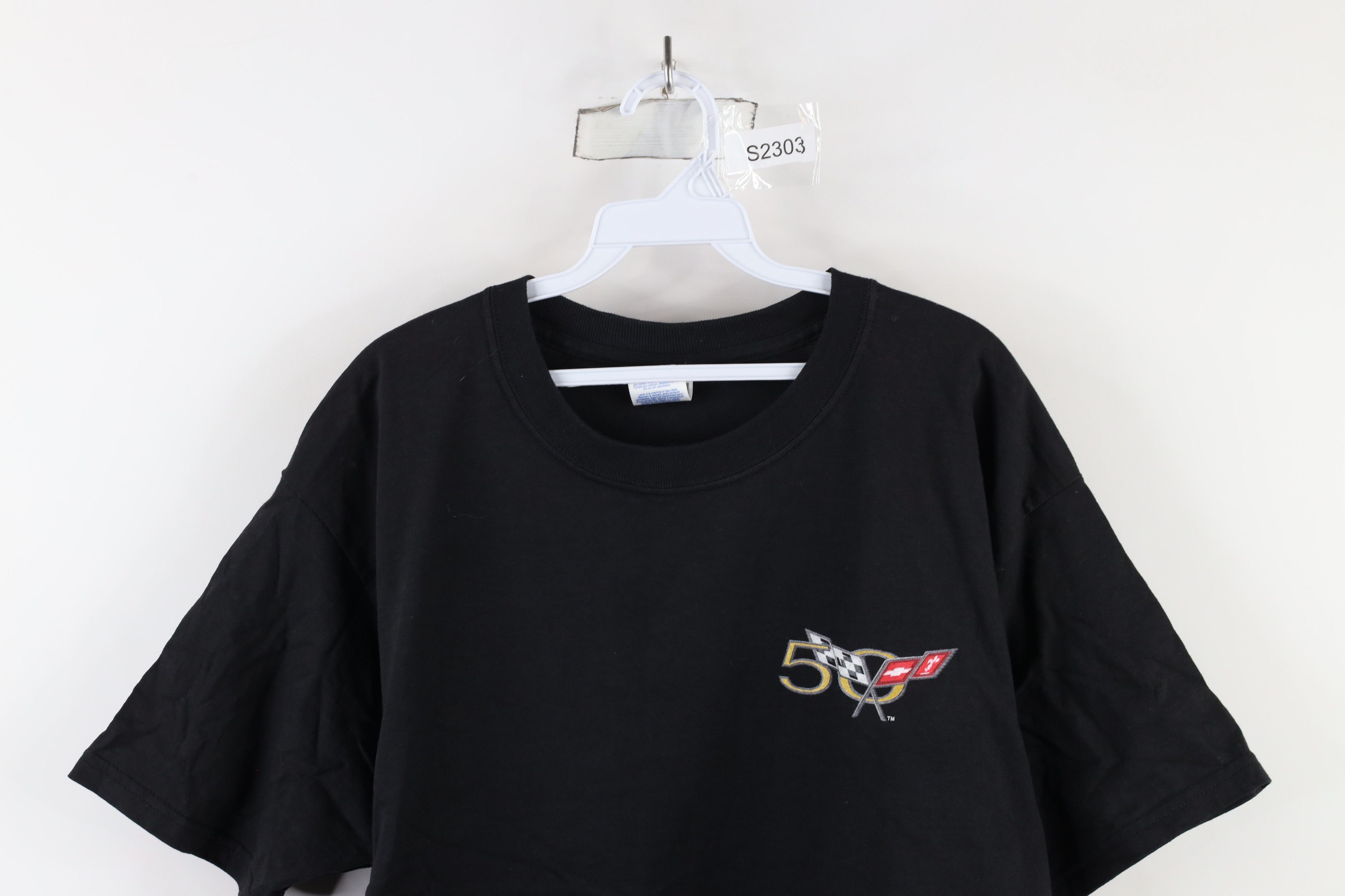 Vintage Vintage Y2K 2003 50th Anniversary Corvette Racing T-Shirt Size US L / EU 52-54 / 3 - 2 Thumbnail