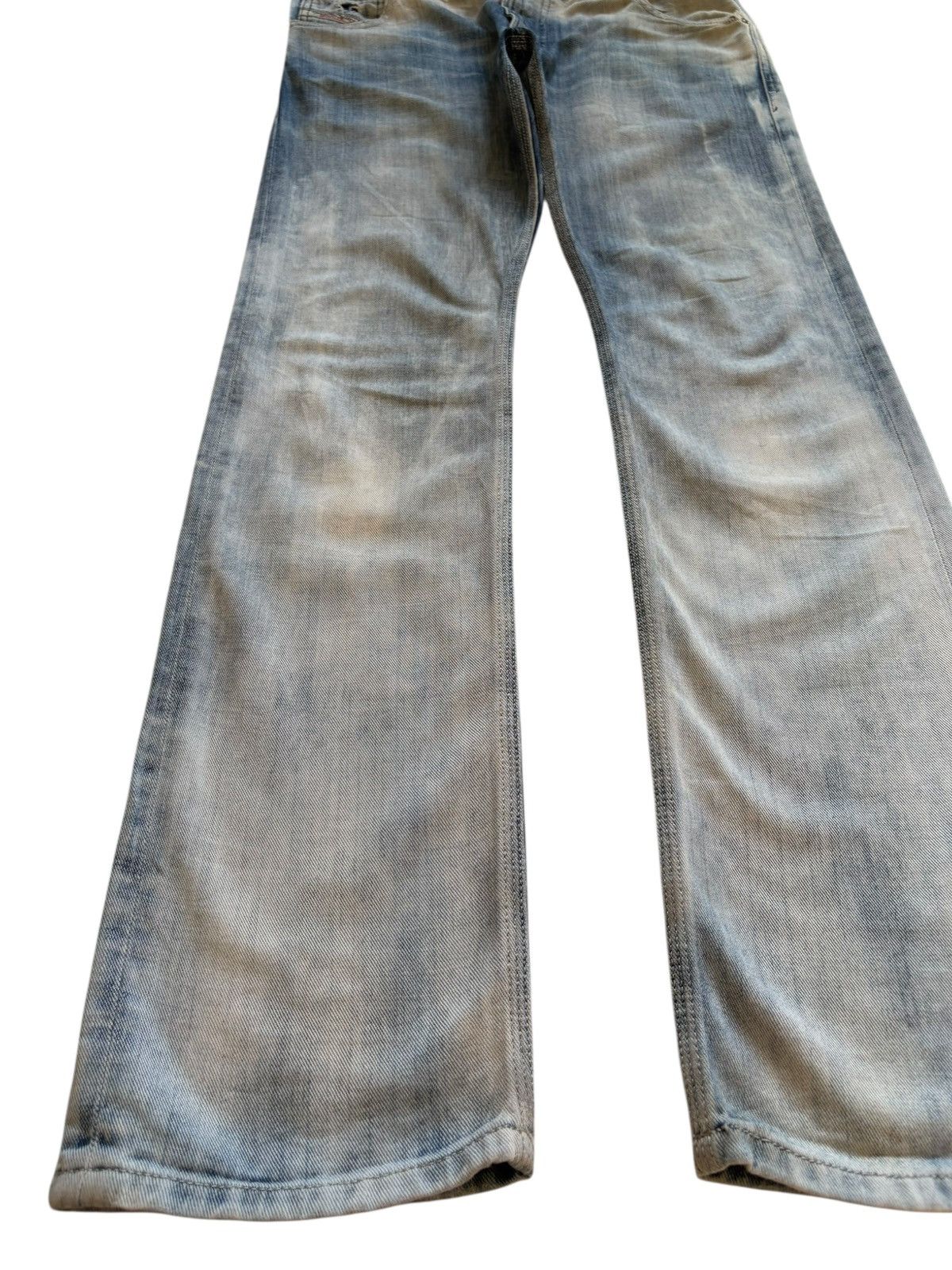 Diesel Vintage Diesel Krooley Bleached Distressed Jeans Size US 31 - 6 Thumbnail