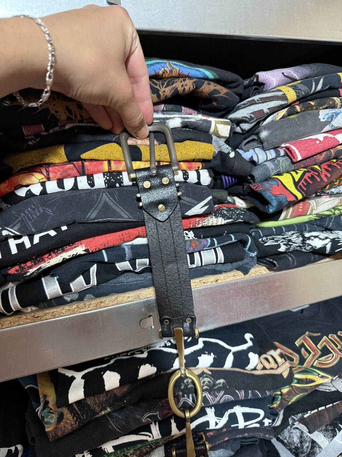 Vintage Vtg 90’s Japanese Metal Punk Rock Emo Goth Pirates Belt Y2K Size ONE SIZE - 7 Thumbnail