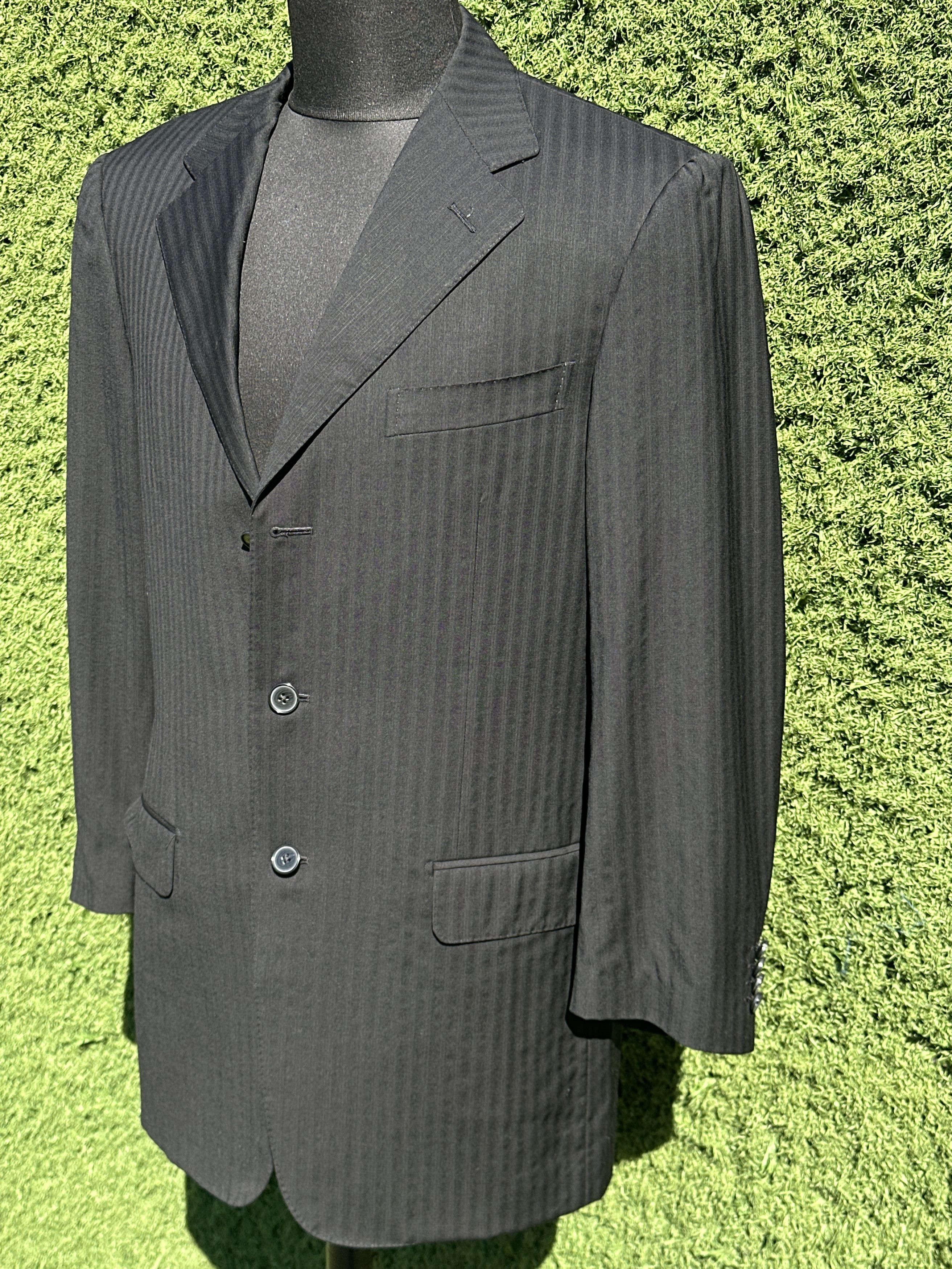 Ermenegildo Zegna Ermenegildo Zegna Soltex Pinstripe Blazer Suit Jacket 50R Size 50R - 7 Thumbnail