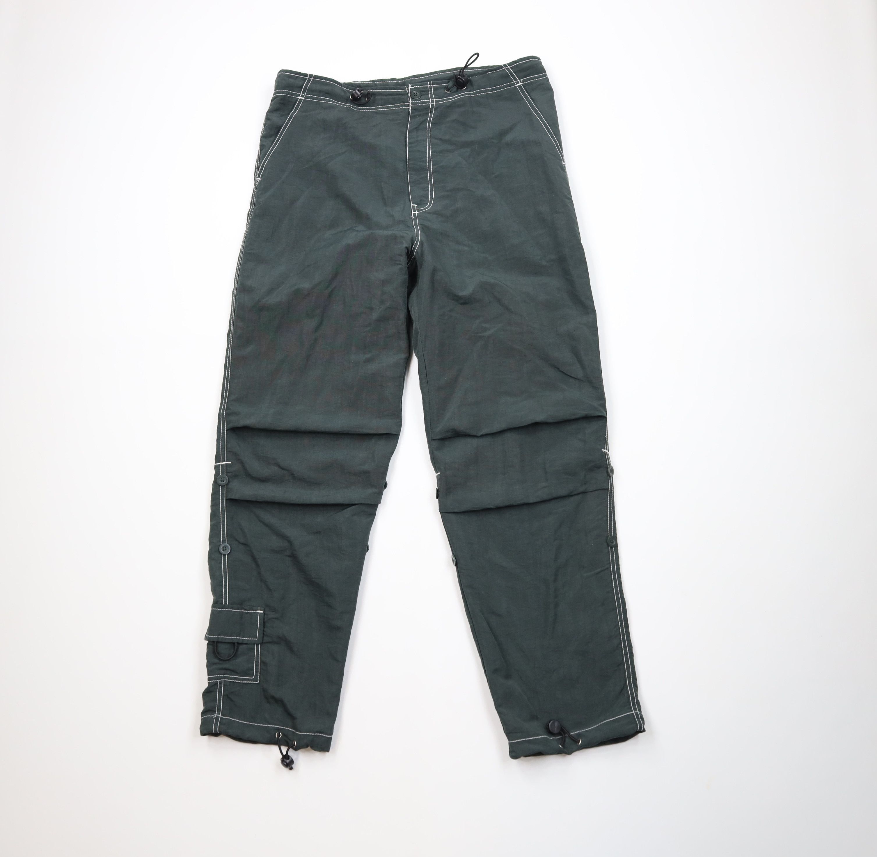 Vintage Vintage 90s Y2K Streetwear Windbreaker Pants Capris Size US 34 / EU 50 - 1 Thumbnail