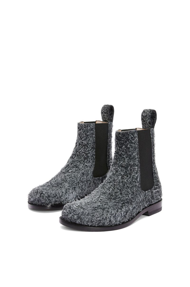Loewe o1in1g0426 Campo Chelsea Boots in Charcoal Size US 8 / IT 38 - 2 Thumbnail