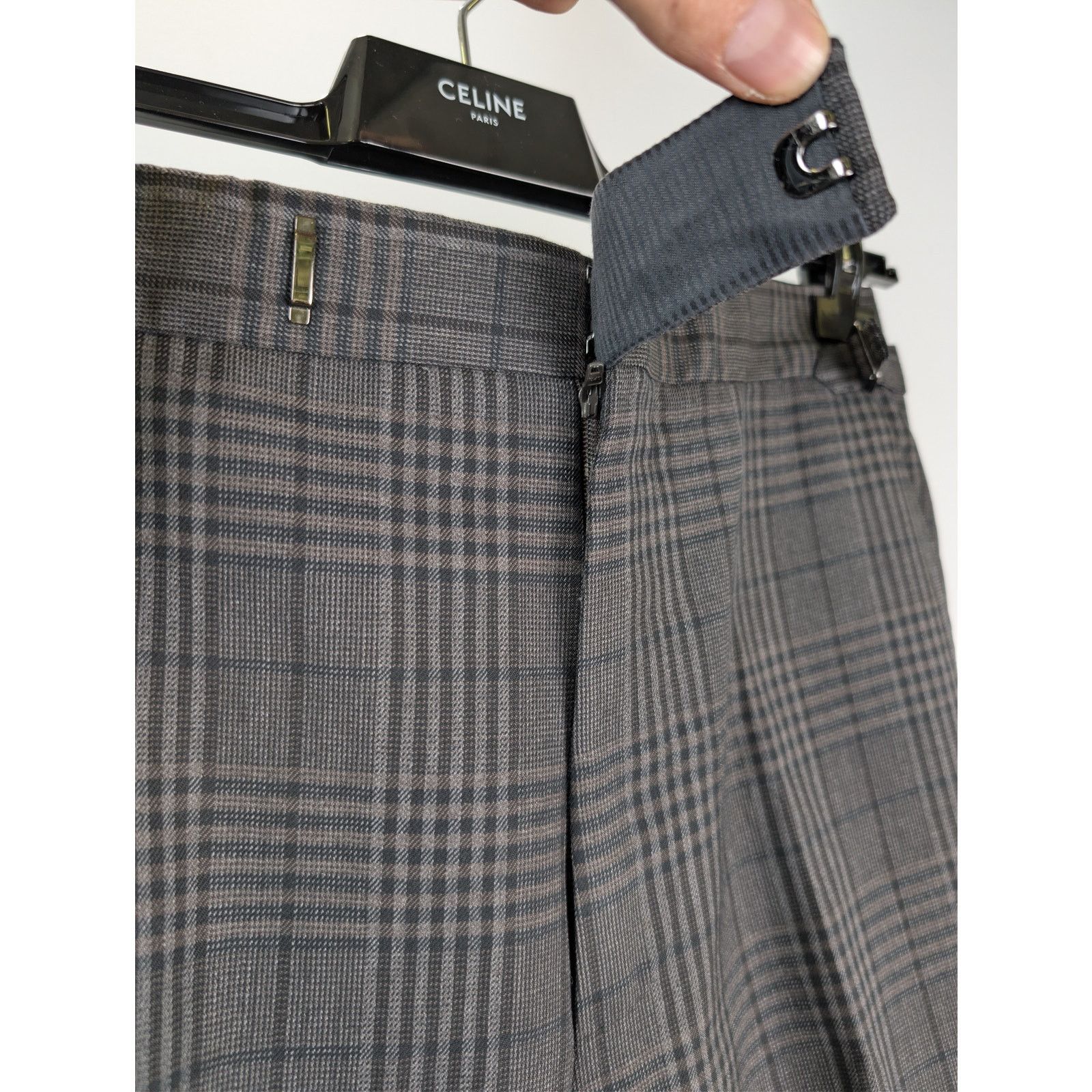 Tom Ford o1rshd1 CC20 Checked Casual Pants in Grey Size US 42 / EU 58 - 7 Thumbnail