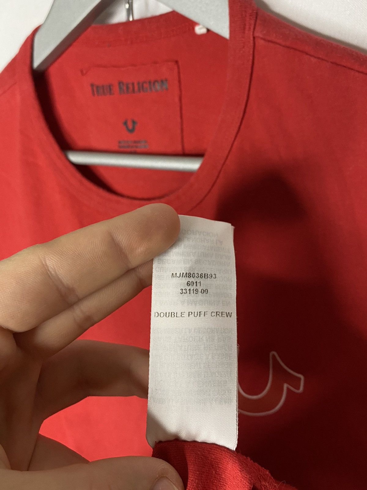 True Religion 🇯🇵Vintage True Religion Double Puff Crew Big Logo T-Shirt🇯🇵 Size US L / EU 52-54 / 3 - 7 Thumbnail