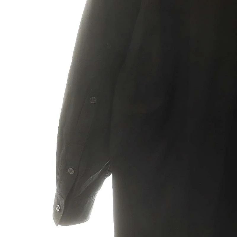 Yohji Yamamoto Yohji Yamamoto Pour Homme 23SS Stand Collar Pleated Shirt Size US L / EU 52-54 / 3 - 5 Thumbnail