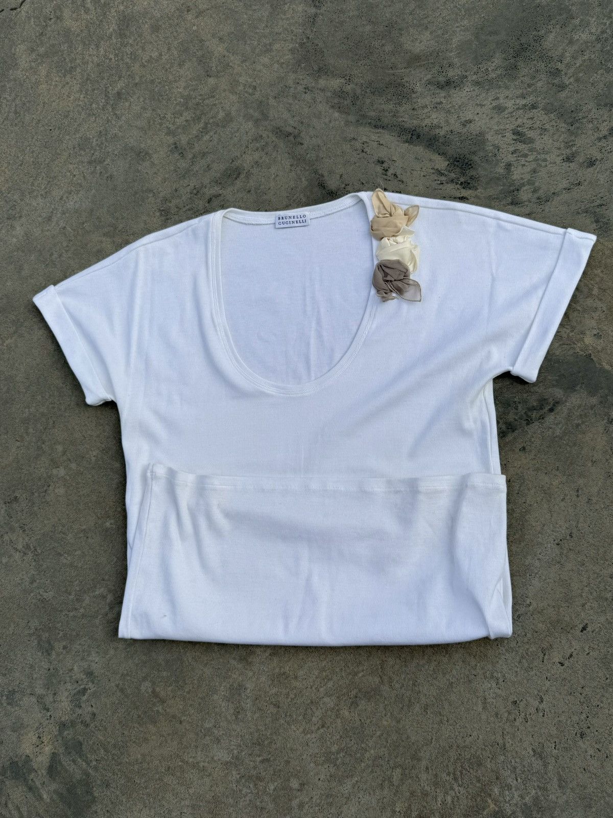 Brunello Cucinelli Brunello Cucinelli Flowers Old Many Y2k Designer T-shirt Size XL / US 12-14 / IT 48-50 - 10 Thumbnail