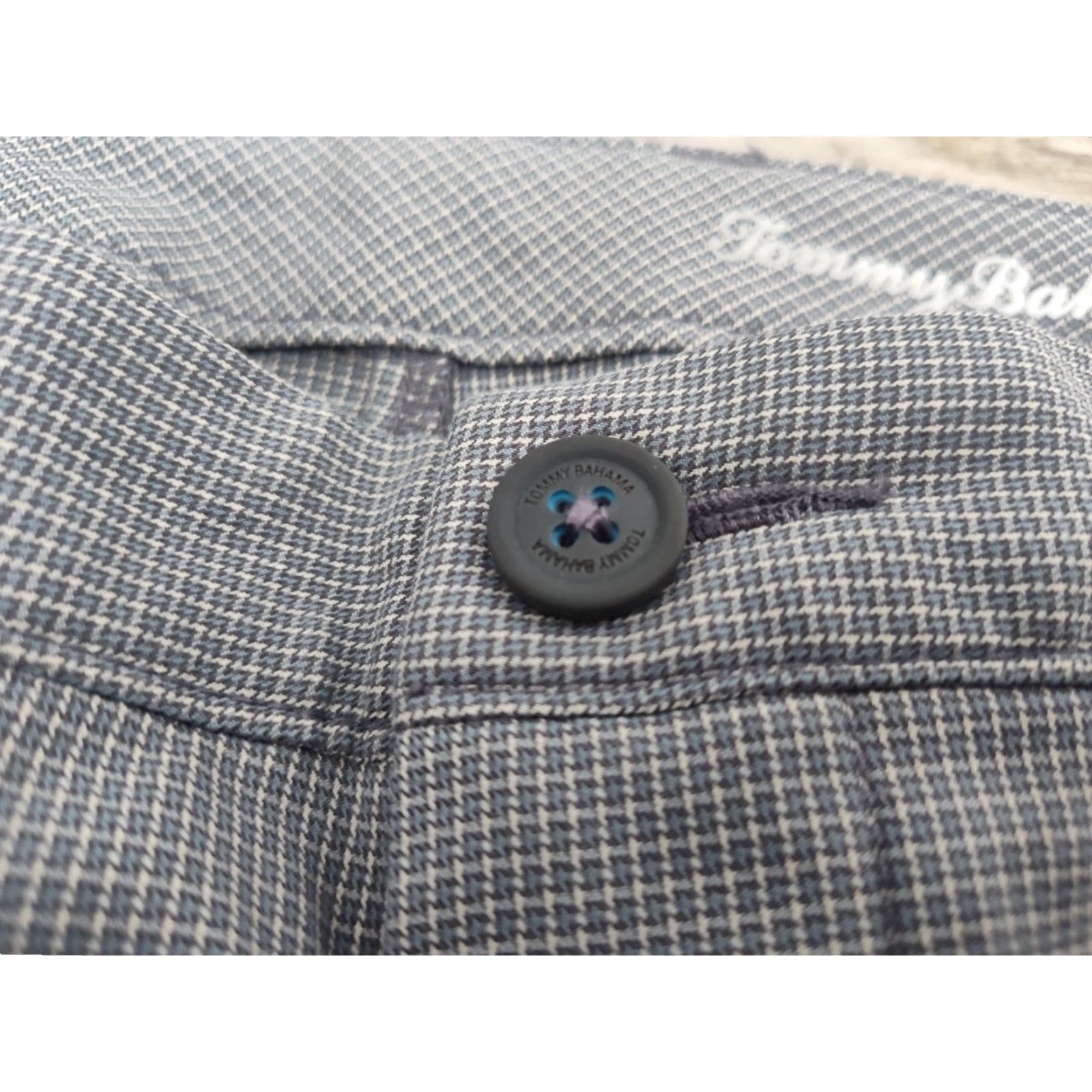 Tommy Bahama VINTAGE Tommy Bahama Men’s Pants Chino Casual Travel Golf 38x30 Blue Plaid Stretch Size US 38 / EU 54 - 6 Thumbnail