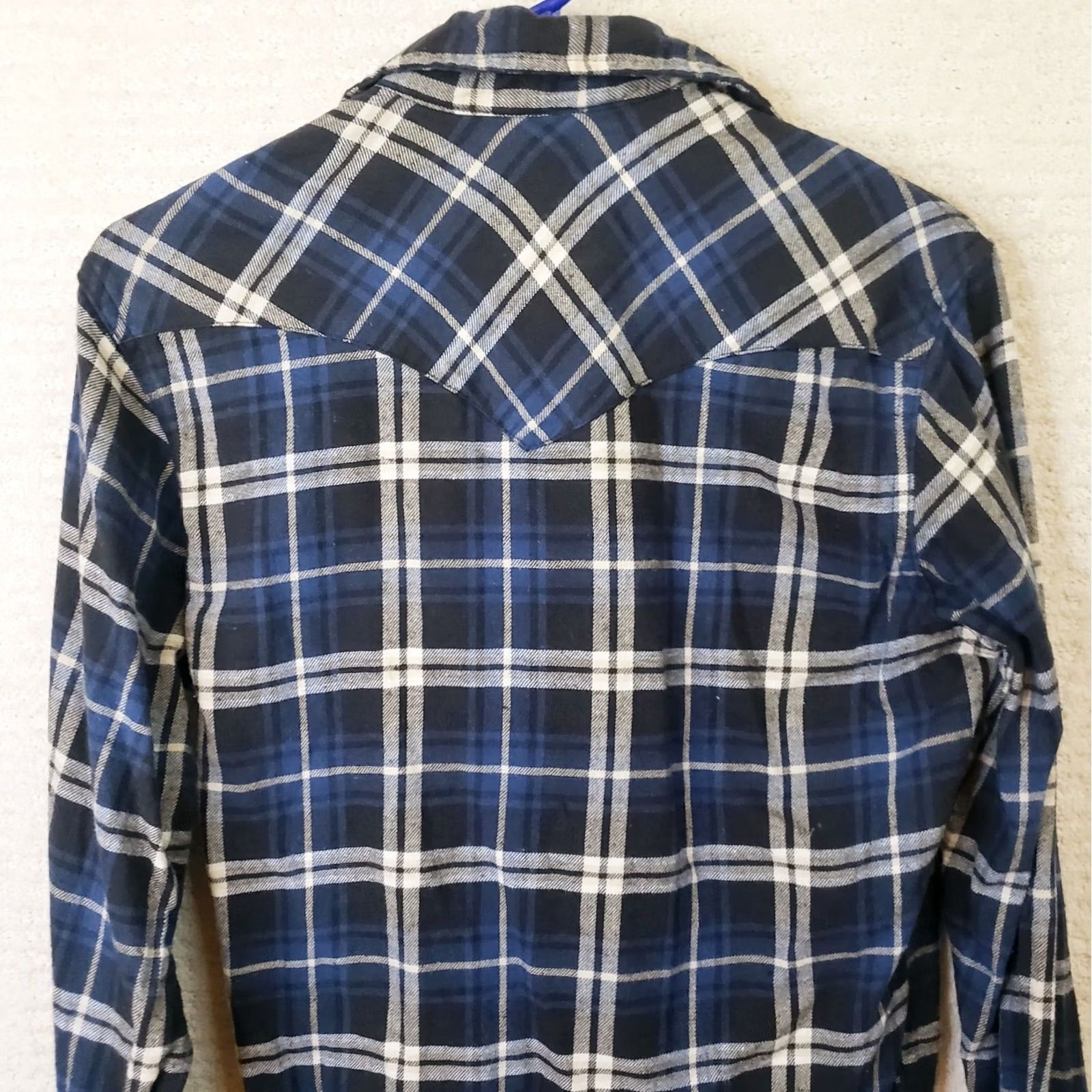 Wrangler Wrangler Shirt Mens L Black Plaid Flannel Long Sleeve Pearl Snap Western Shirt Mens L Black Plaid Flannel Long Sleeve Pearl Snap Western Size US L / EU 52-54 / 3 - 7 Thumbnail
