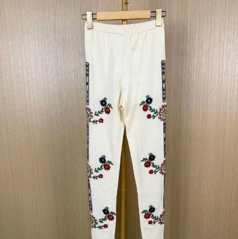 Chanel White Wool Casual Pants 0089