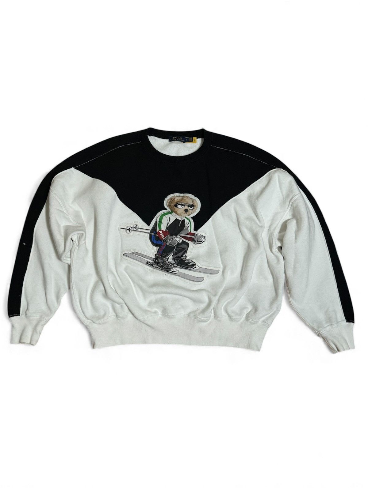 Polo Ralph Lauren 🔥Ralph Lauren Polo Bear Ski Women’s Boxy Fleece Sweatshirt Size M / US 6-8 / IT 42-44 - 2 Thumbnail