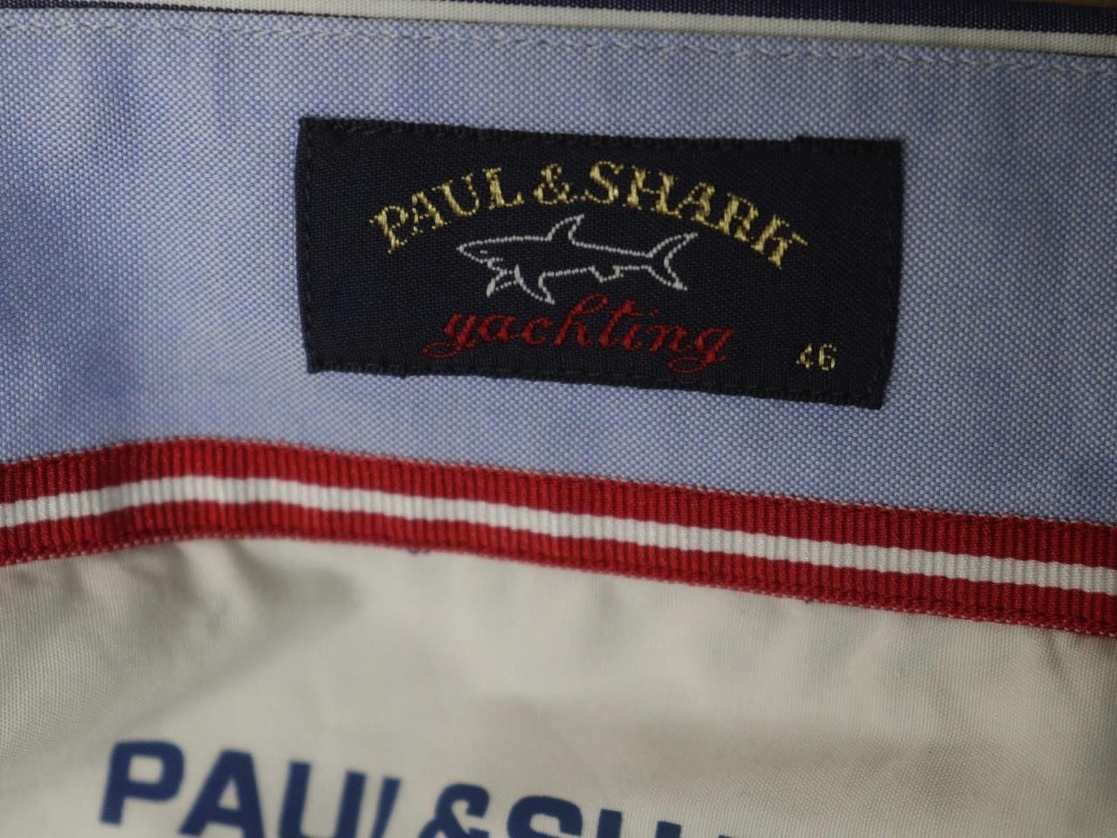Paul & Shark Paul & Shark Blue White Striped Button-Down Shirt Size 46 Size US M / EU 48-50 / 2 - 8 Thumbnail