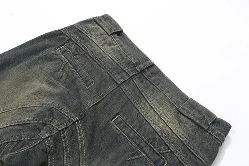 VIBE Vintage Painted Circle Striped Straight Flared Baggy Size US 36 / EU 52 - 8 Thumbnail