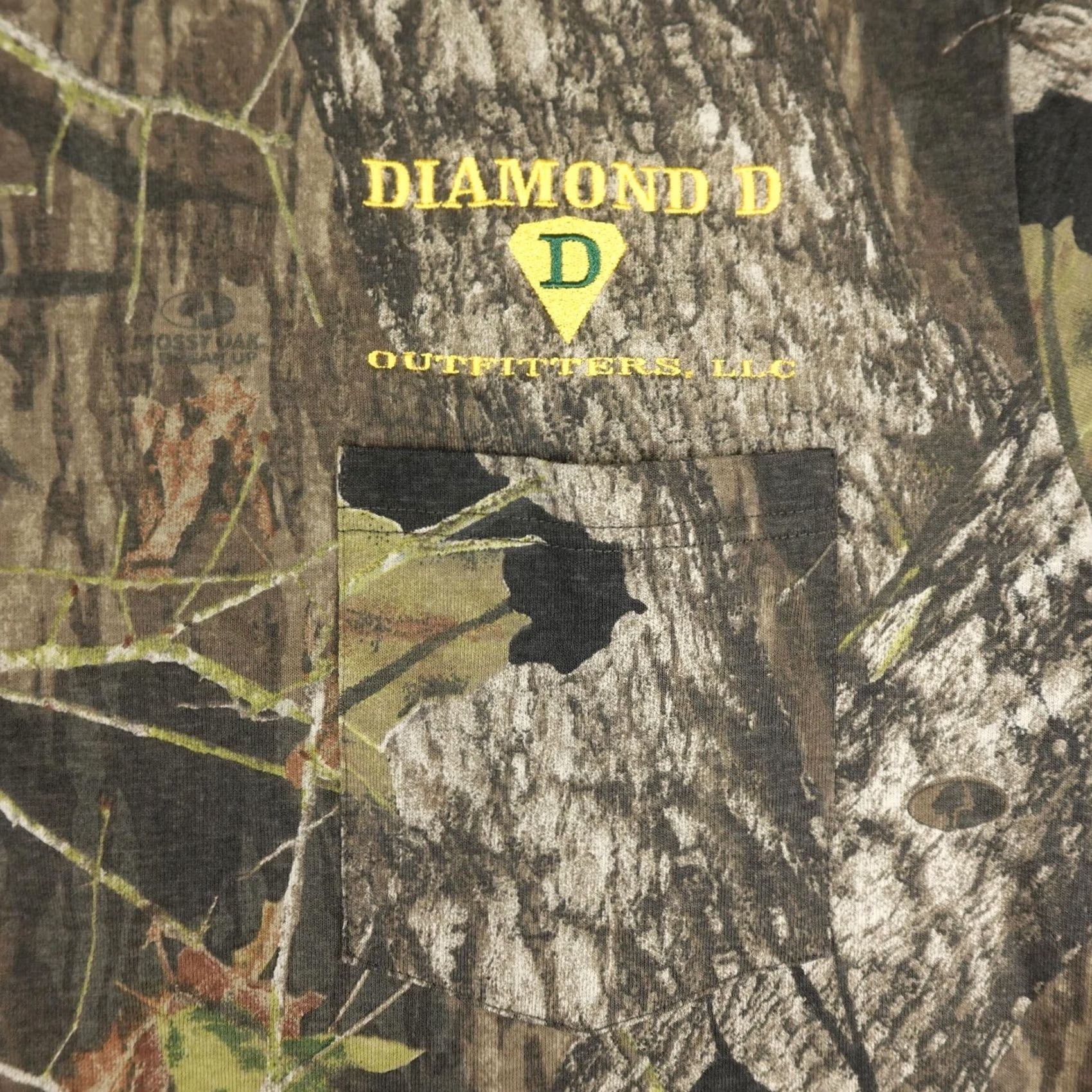 Vintage Mossy Oak Shirt Mens Medium Camouflage Diamond D Outfitters Pocket Tee Hunting Size US M / EU 48-50 / 2 - 5 Thumbnail