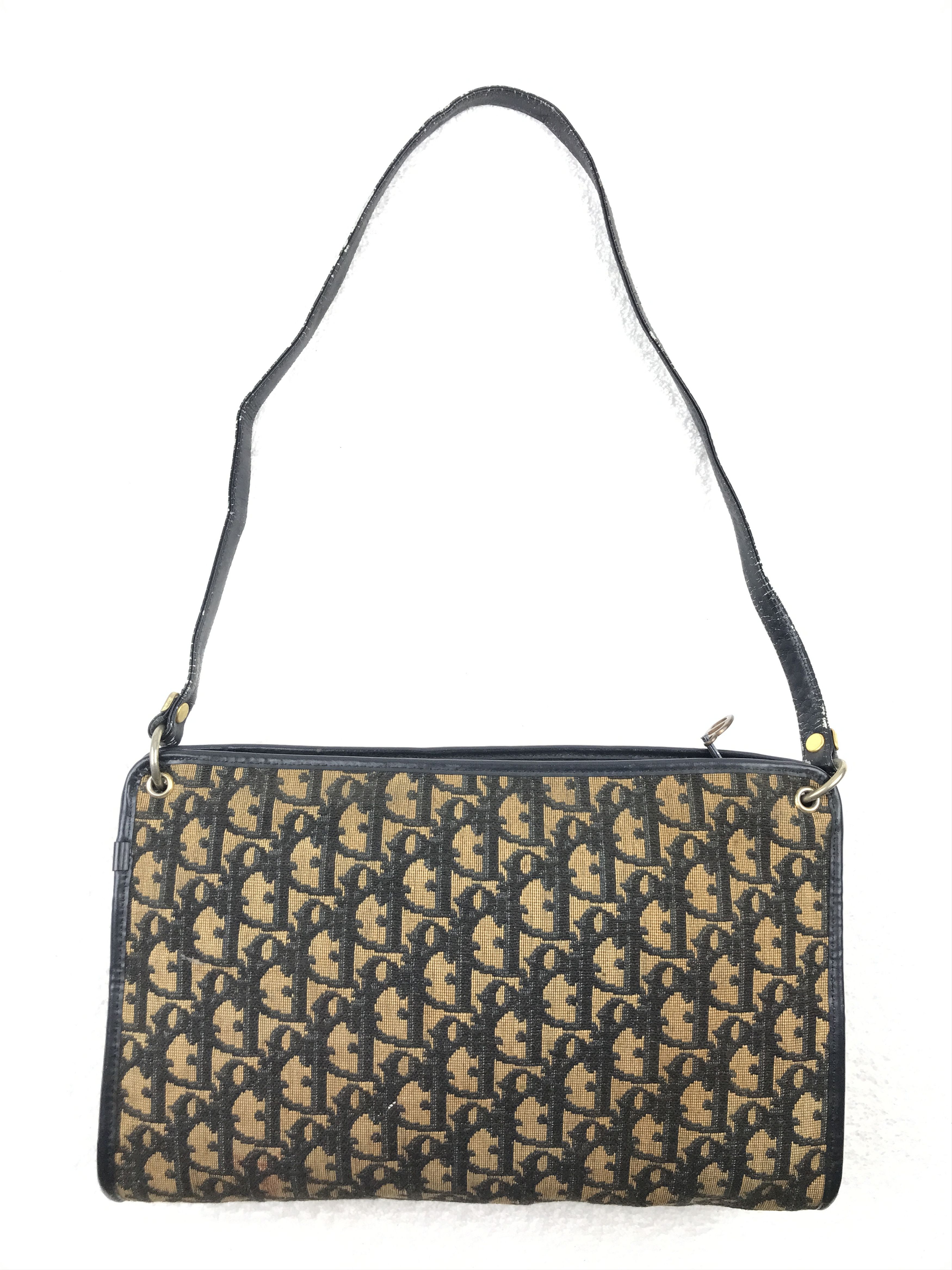 Christian Dior Monsieur Vintage Christian Dior Oblique Shoulder Bag Size ONE SIZE - 2 Thumbnail