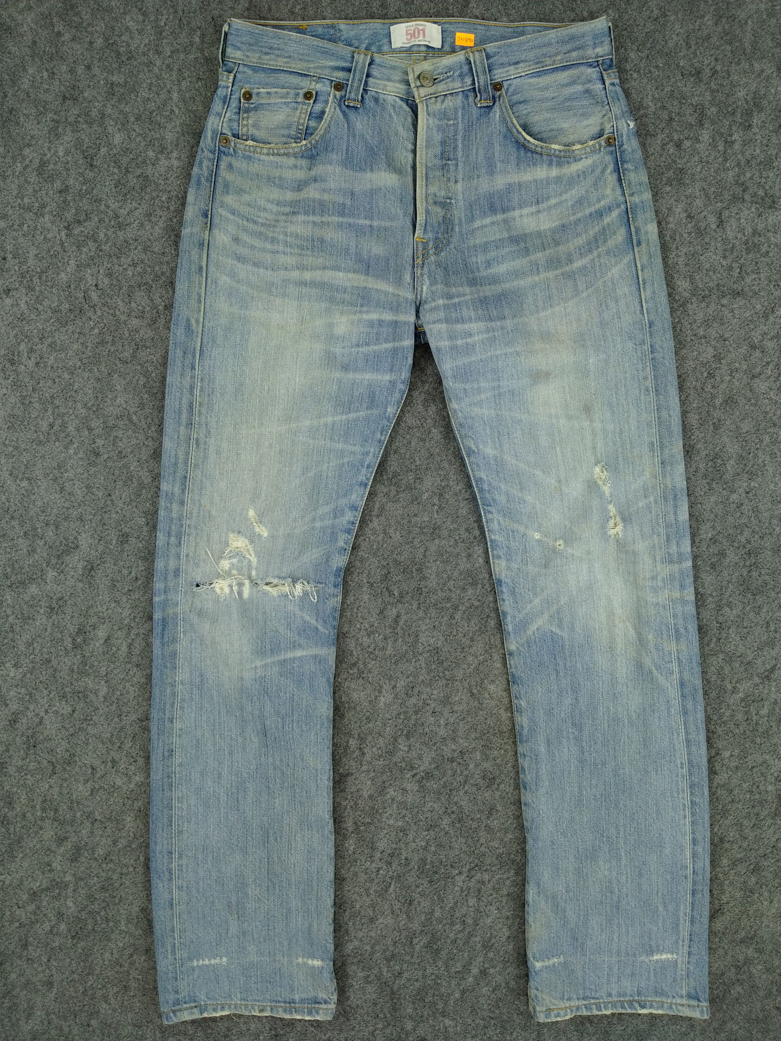 Japanese Brand Light Blue Wash Vintage Levi's 501 Jeans 30x31 Denim -JN890 Size US 30 / EU 46 - 1 Thumbnail
