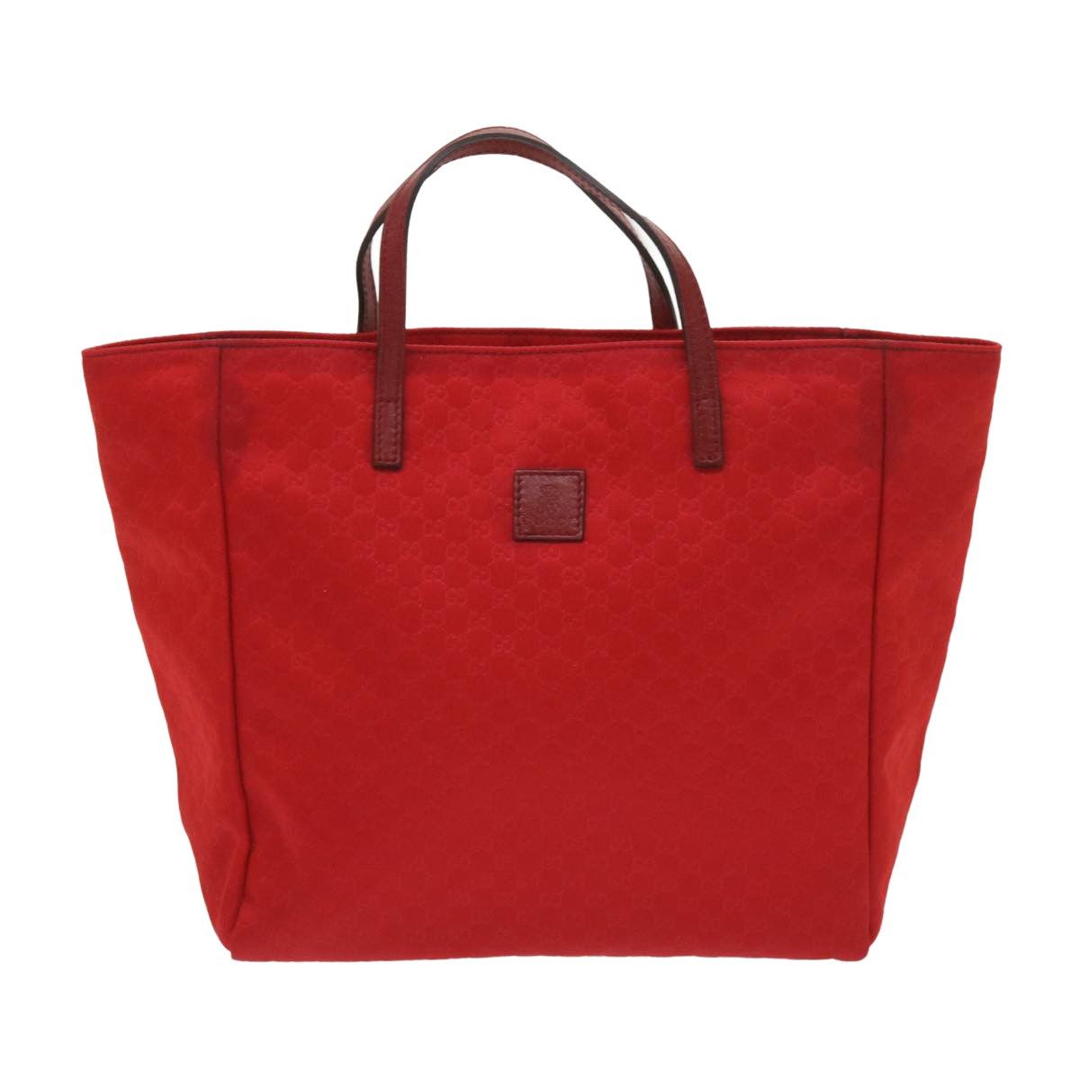 Gucci Gg Canvas Red Synthetic Tote Bag (Pre-Owned) Size ONE SIZE - 1 Thumbnail