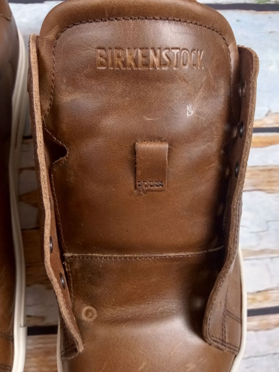 Birkenstock Birkenstock Bend Low Cognac Natural Leather Mens Sneaker Size US 10.5 / EU 43-44 - 6 Thumbnail
