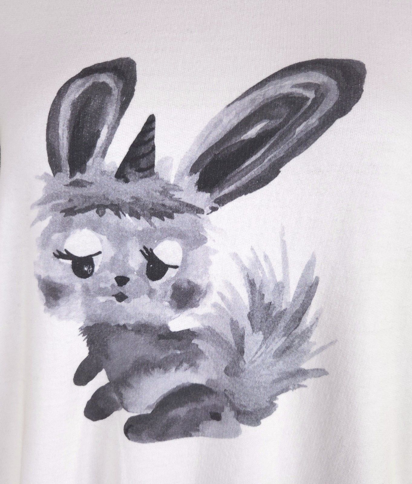 WE11DONE Welldone Rabbit Hoodie Size S Womens Unisex Off-White Sweat Size S / US 4 / IT 40 - 3 Thumbnail