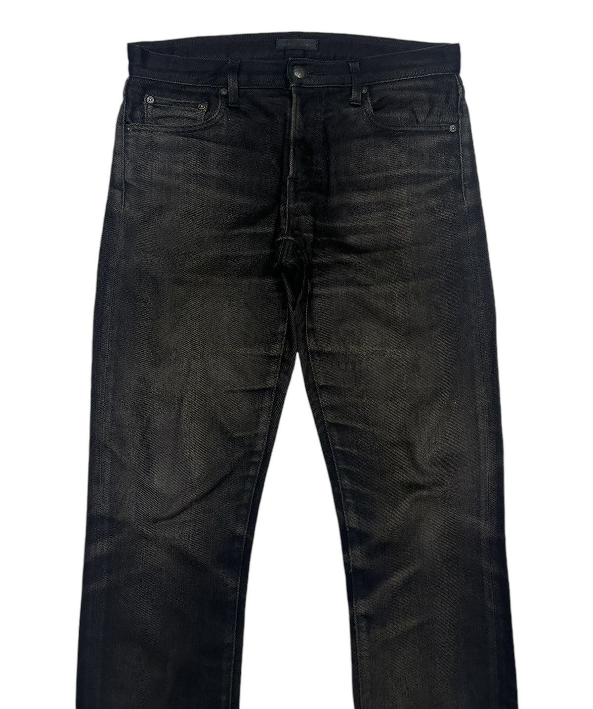 Undercover DISTRESSED DENIM JEANS UNDERCOVER STYLE DESIGN UNIQLO Size US 33 - 3 Thumbnail