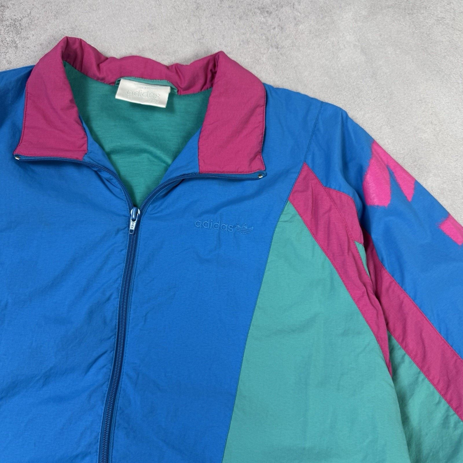Adidas Vintage Adidas 90s Track Jacket Multicolour Men Size M Size US M / EU 48-50 / 2 - 4 Thumbnail