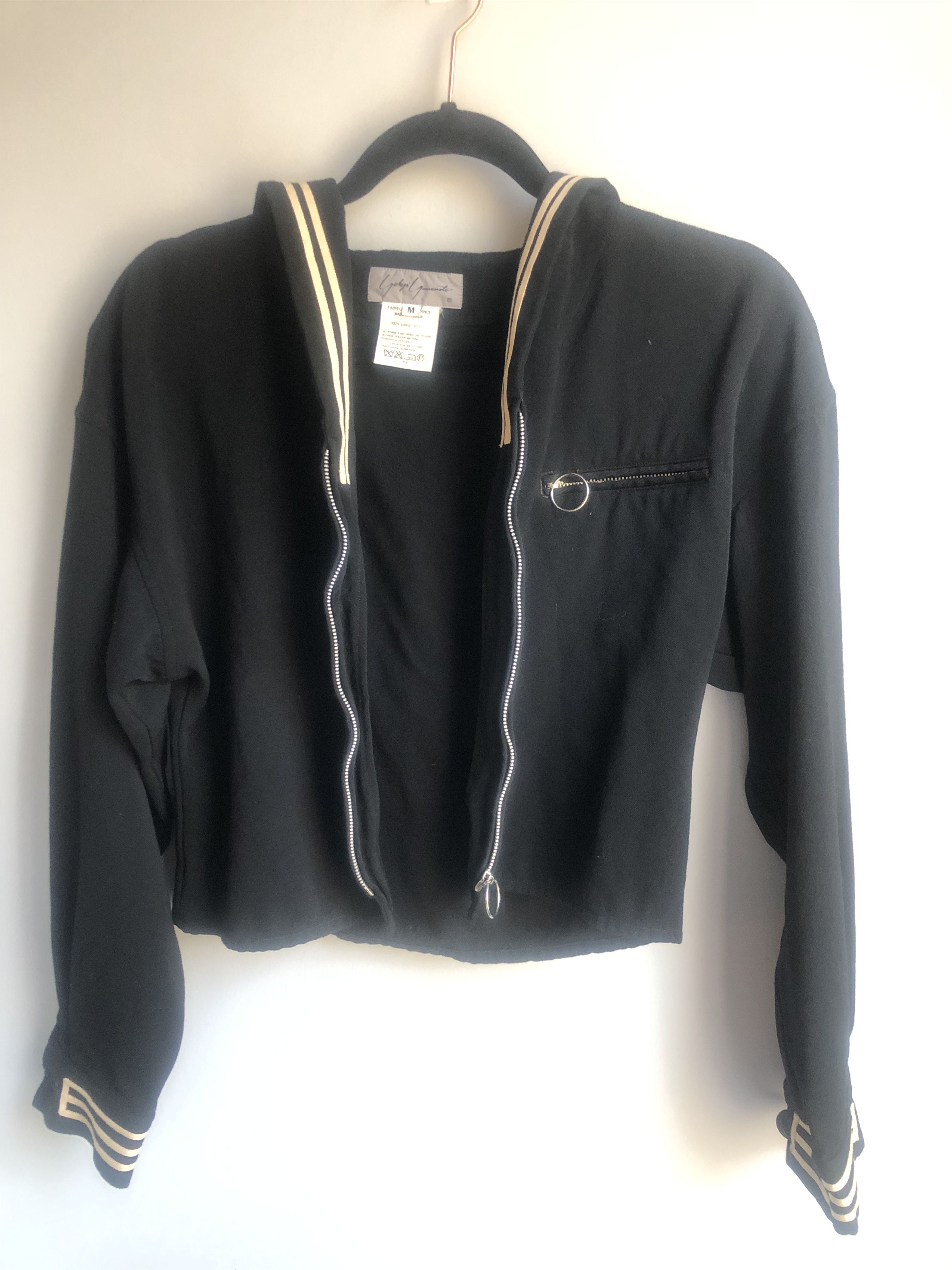 Yohji Yamamoto Vintage black nautical sailor zip top Size M / US 6-8 / IT 42-44 - 7 Thumbnail