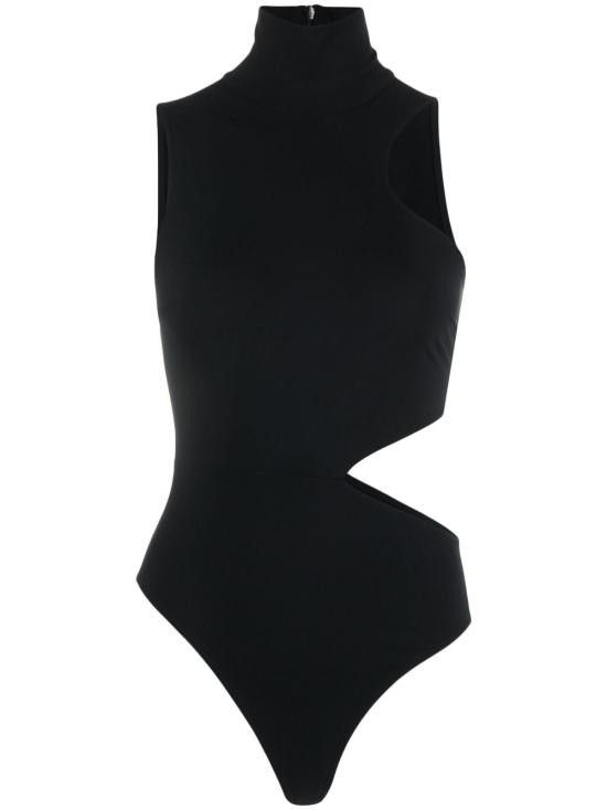 Wolford WOLFORD Women Bodysuit Tops 79282 7005 Black Size L / US 10 / IT 46 - 1 Thumbnail