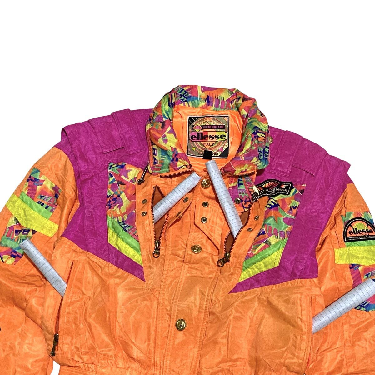 Ellesse × Goldwin 🔥RARE🔥 Vintage 90s Ellesse multicolour ski jacket Size US S / EU 44-46 / 1 - 5 Thumbnail