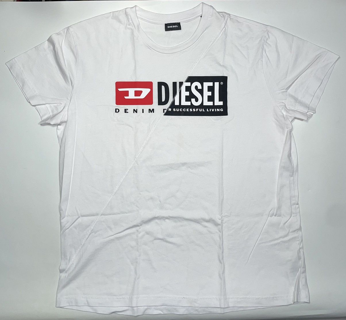 Diesel × Vintage Rare cross stitches fabric Diesel big logo spellout Size US XXL / EU 58 / 5 - 2 Thumbnail
