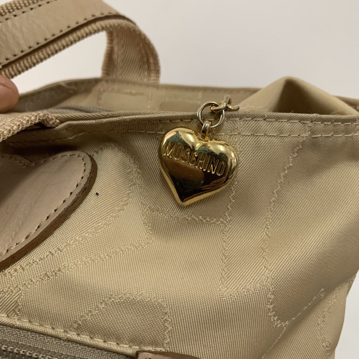 Moschino Moschino Canvas Shoulder Tote Bag Size ONE SIZE - 8 Thumbnail