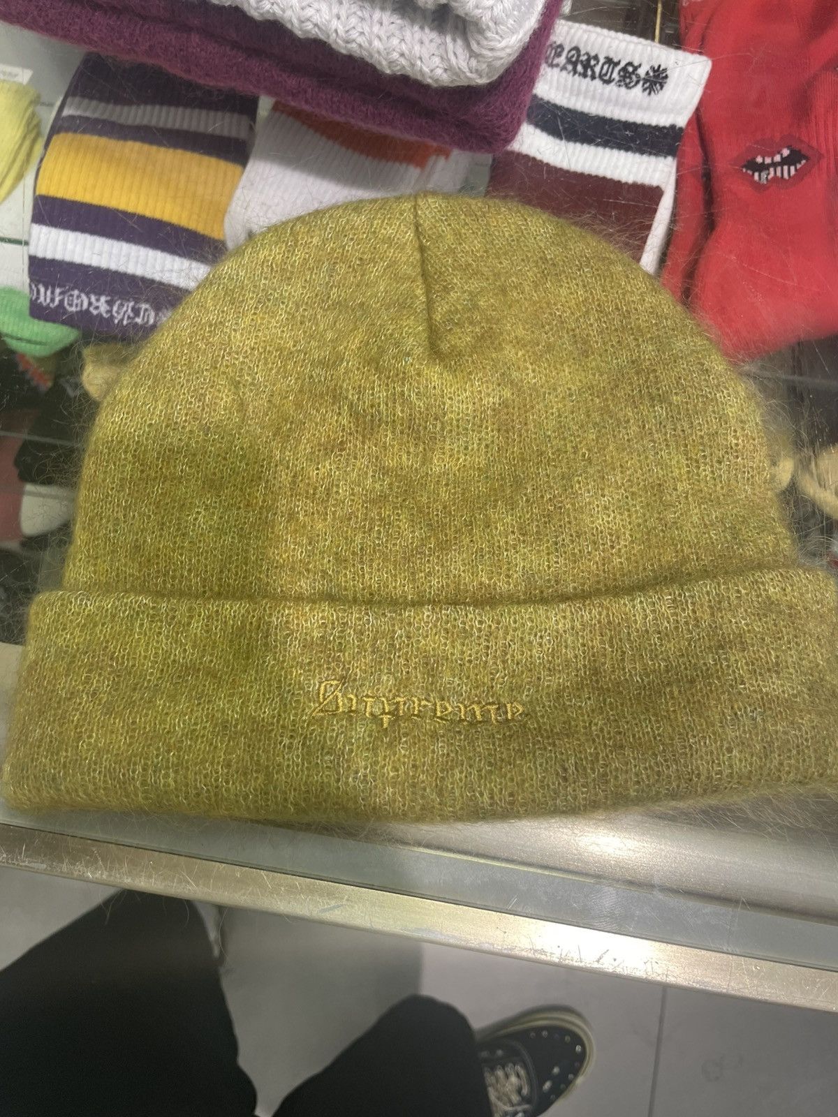 Supreme Supreme Mohair Tiger Stripe Beanie | Grailed
