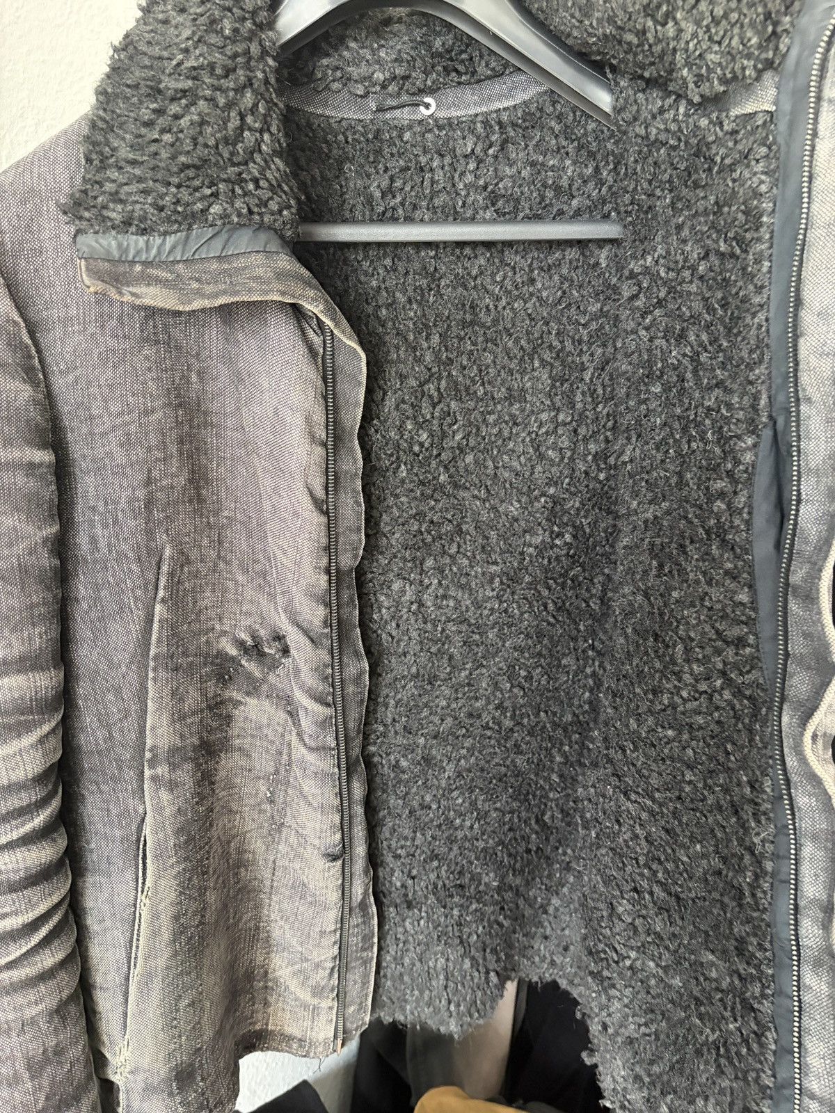 Label Under Construction Rare Military Tent Alpaca Wool Jacket Size US M / EU 48-50 / 2 - 6 Thumbnail