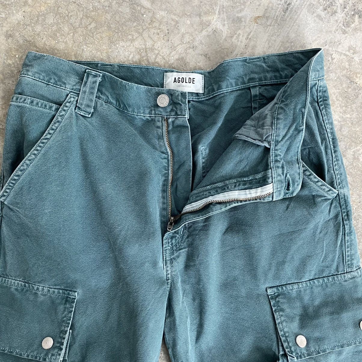 Agolde AGOLDE Bondage Strap Rave Vivian Flared Cargo Pants Size US 32 / EU 48 - 10 Thumbnail