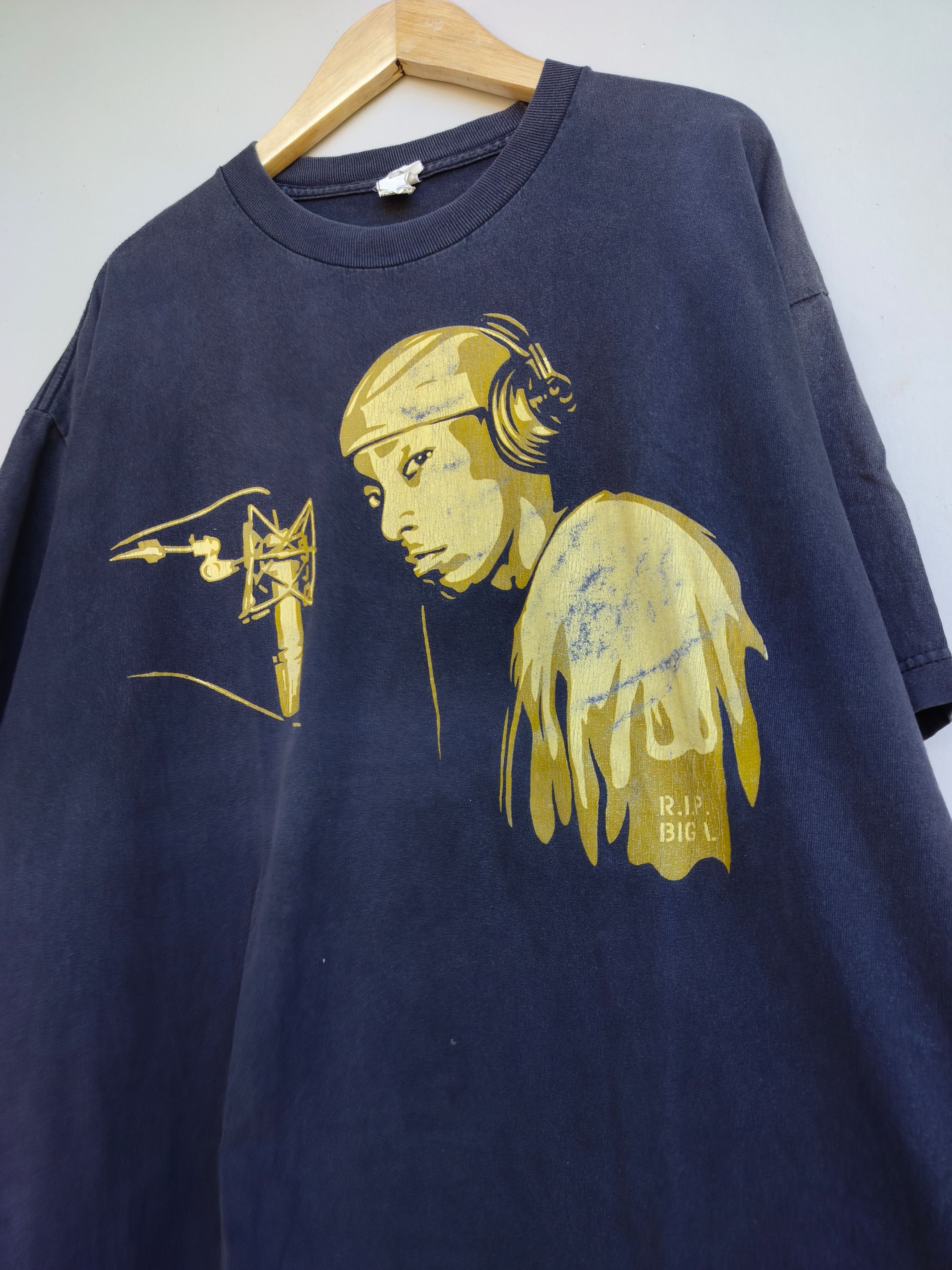 Alstyle Vintage Y2K RapTee R.I.P. BigL Rap Tee Size US XL / EU 56 / 4 - 2 Thumbnail
