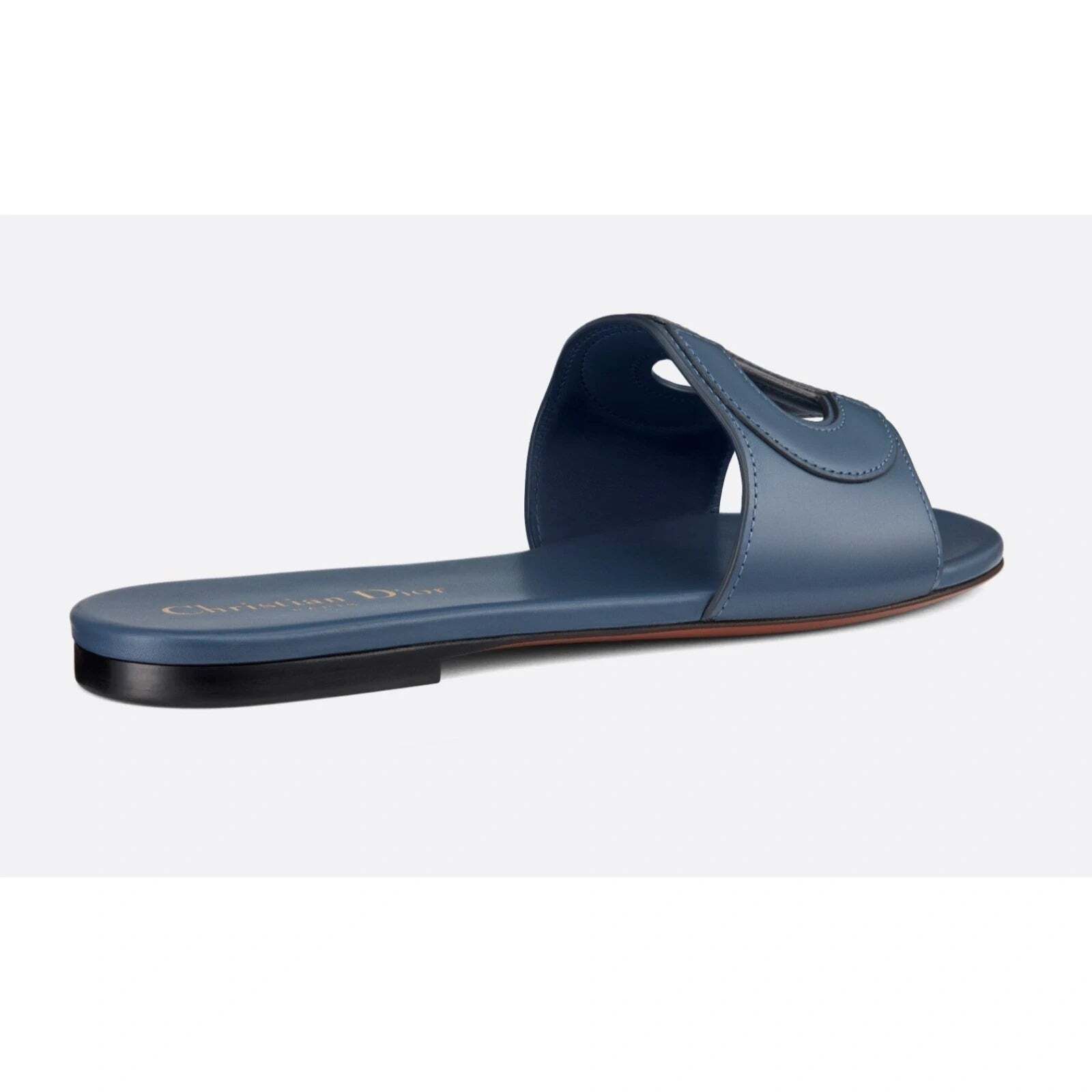Dior Christian Dior Leather Club Logo Slide Mule Flat Sandal 35 Size US 5 / IT 35 - 8 Thumbnail