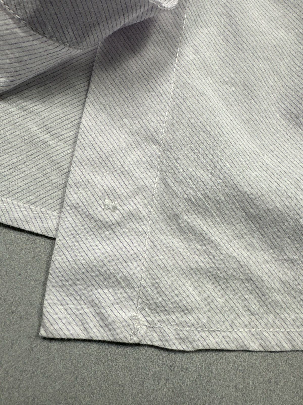 Brunello Cucinelli Brunello Cucinelli Monili Collar Button Short Sleeve Shirt S Size S / US 4 / IT 40 - 10 Thumbnail