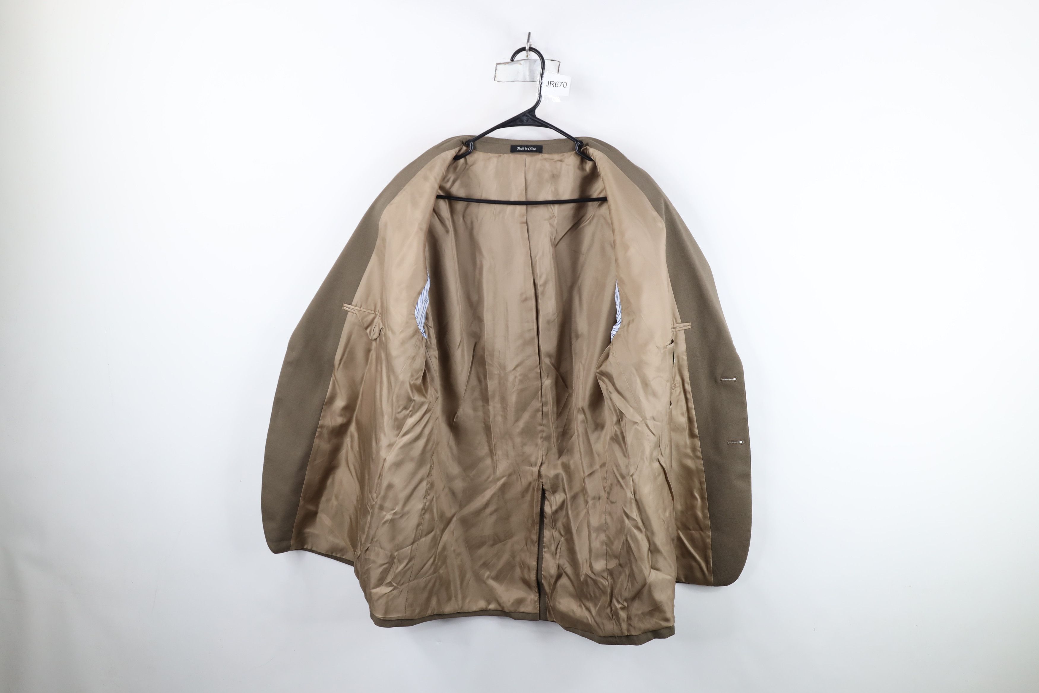 Ralph Lauren Vintage 90s Ralph Lauren Suit Coat Blazer Jacket Beige Size US XXL / EU 58 / 5 - 10 Thumbnail