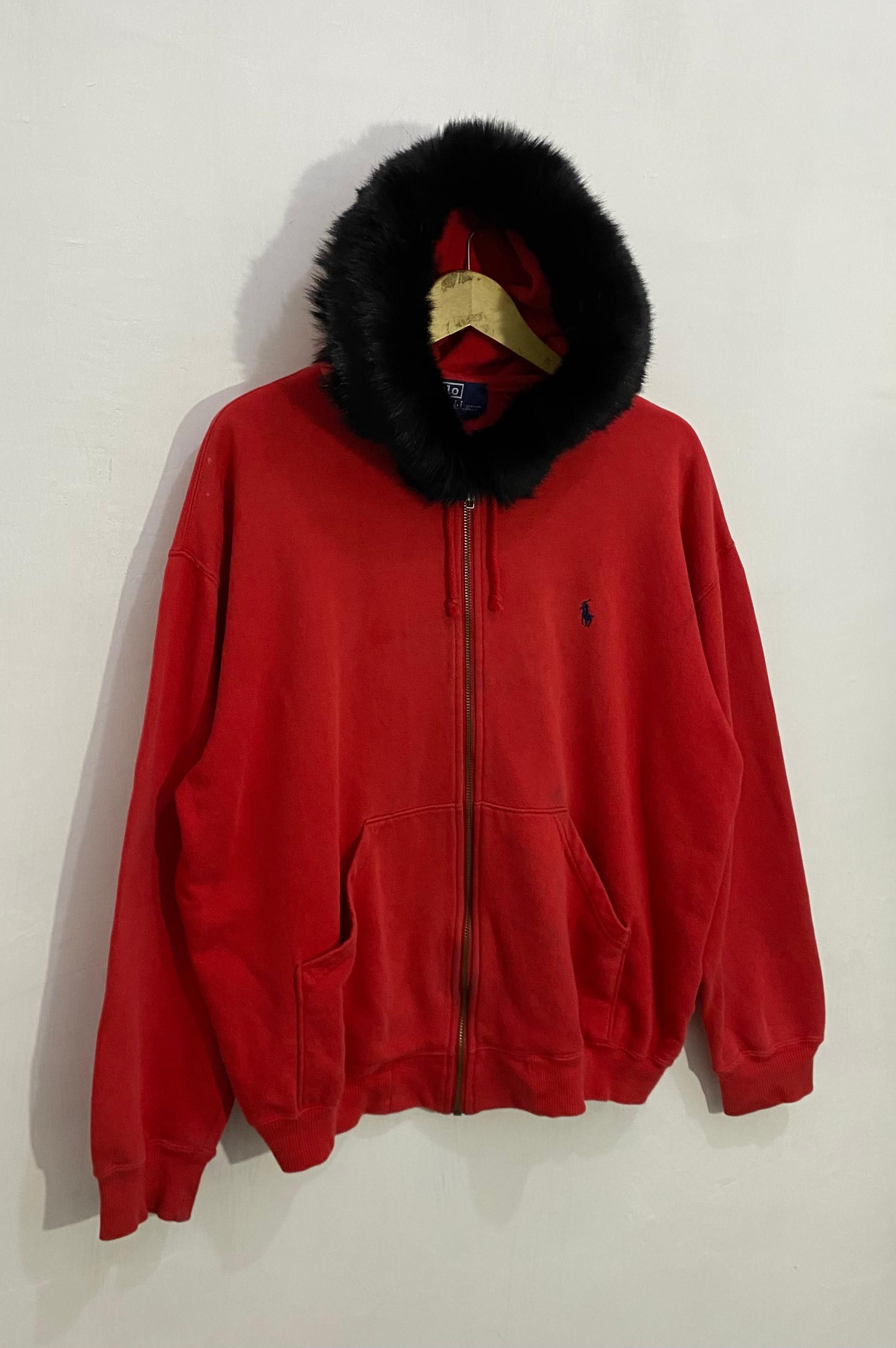 Polo Ralph Lauren Polo Ralph Lauren Fur Zipper Hoodie LGB Style Size US L / EU 52-54 / 3 - 3 Thumbnail