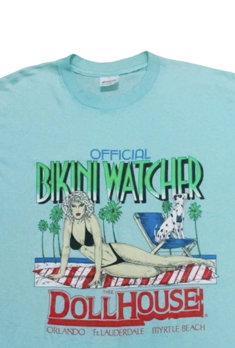 Tedman Rare Vintage Thee Dollhouse Bikini Watcher Tshirt Size US S / EU 44-46 / 1 - 2 Thumbnail