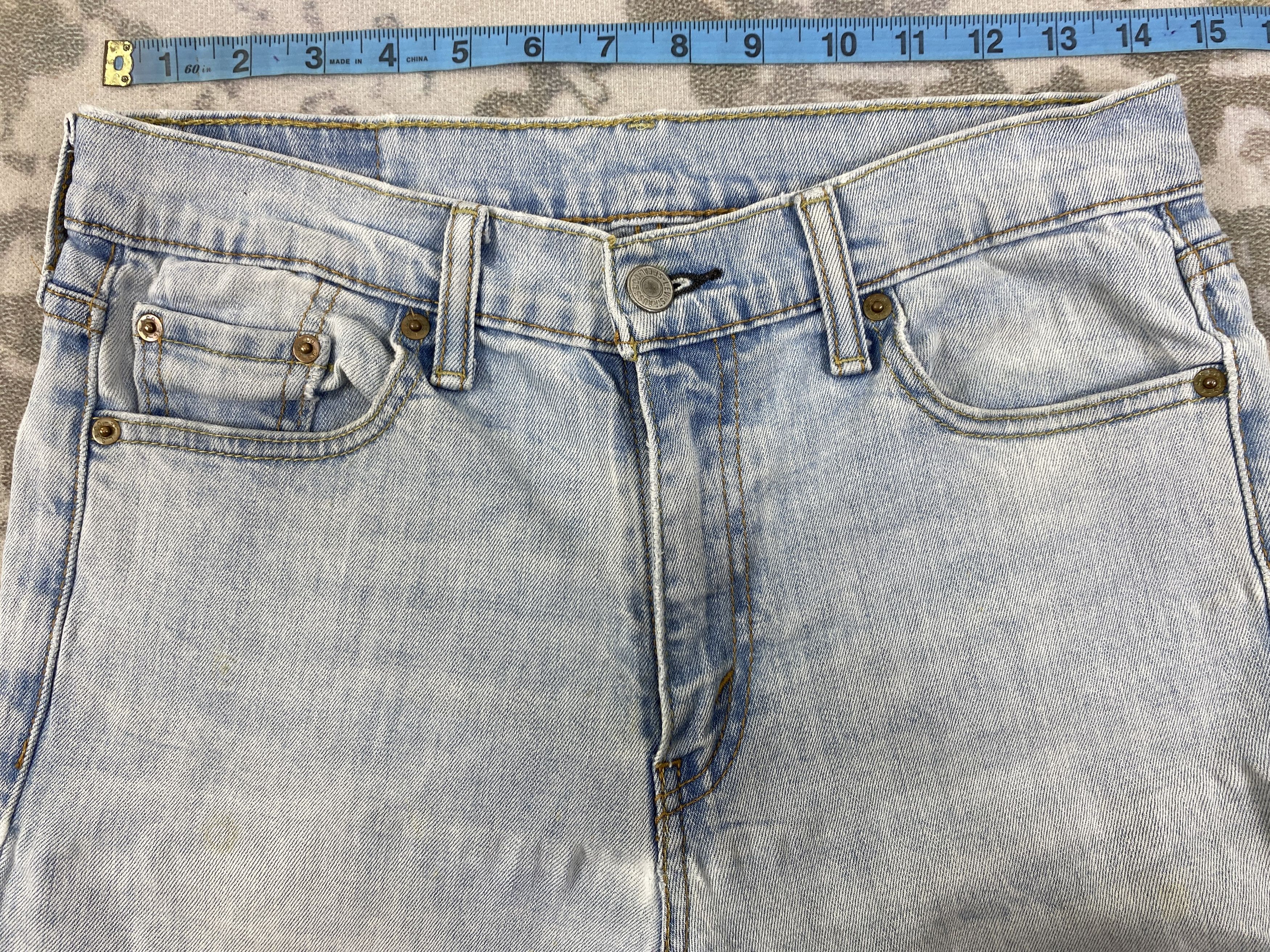Japanese Brand Light Wash Vintage Levi's 513 Denim 29x31 -JN370 Size US 29 - 5 Thumbnail
