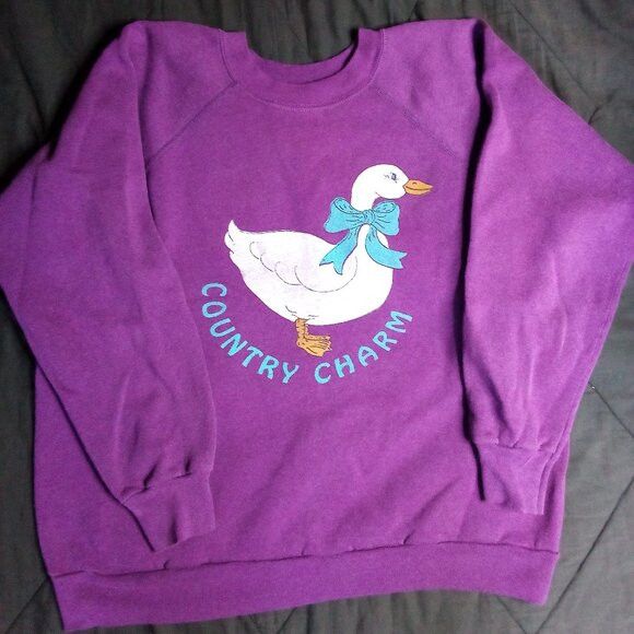 Other Vintage County Charm Goose Duck Farm Crewneck Sweatshirt Size US XL / EU 56 / 4 - 2 Thumbnail