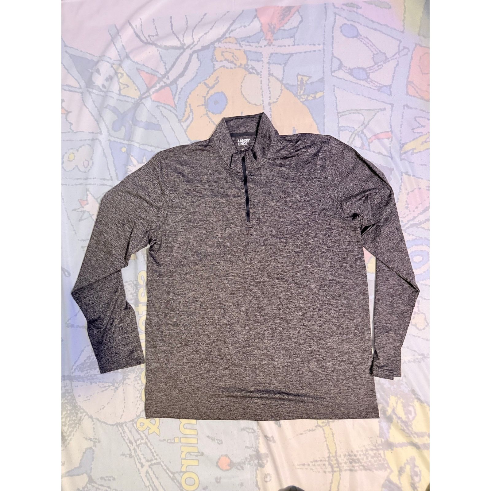 Lands' End Lands' End Women's Turtleneck Zip-Up - Cozy and Stylish! Size M / US 6-8 / IT 42-44 - 1 Thumbnail
