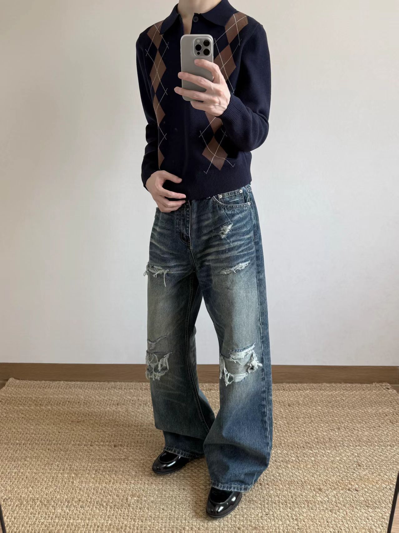 Other Loose-fitting ripped jeans Size US 30 / EU 46 - 3 Thumbnail