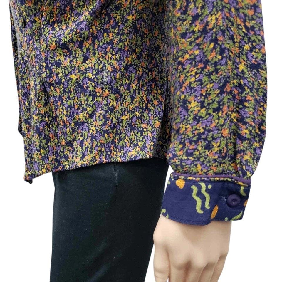 Vintage Vintage 90's Marsha Brander for COMPONIX Abstract Top 10 Size M / US 6-8 / IT 42-44 - 8 Thumbnail