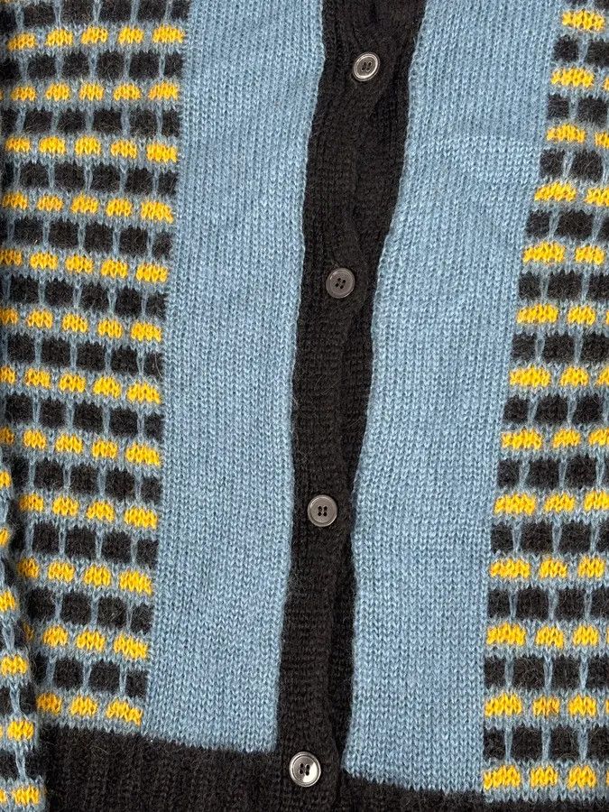 Marni FW2020 Marni Blue Cardigan Wool Distressed Size US XS / EU 42 / 0 - 9 Thumbnail
