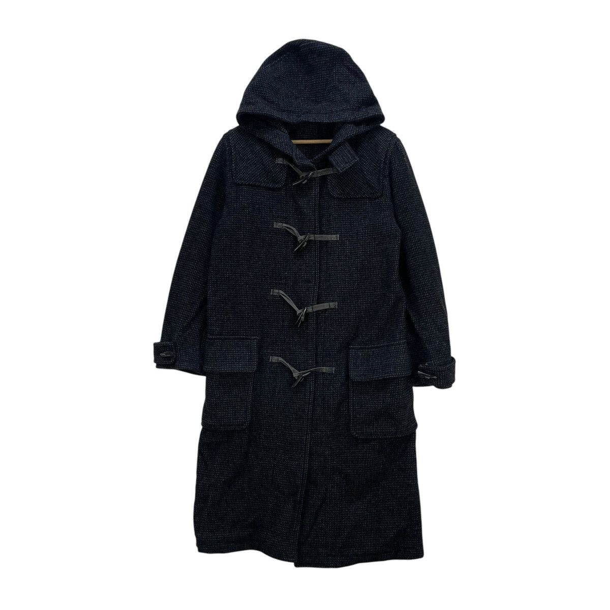 ABAHOUSE × Yohji Yamamoto 💥Vintage Abah House Long Coat Wool Hoodie Jacket Size M / US 6-8 / IT 42-44 - 2 Thumbnail