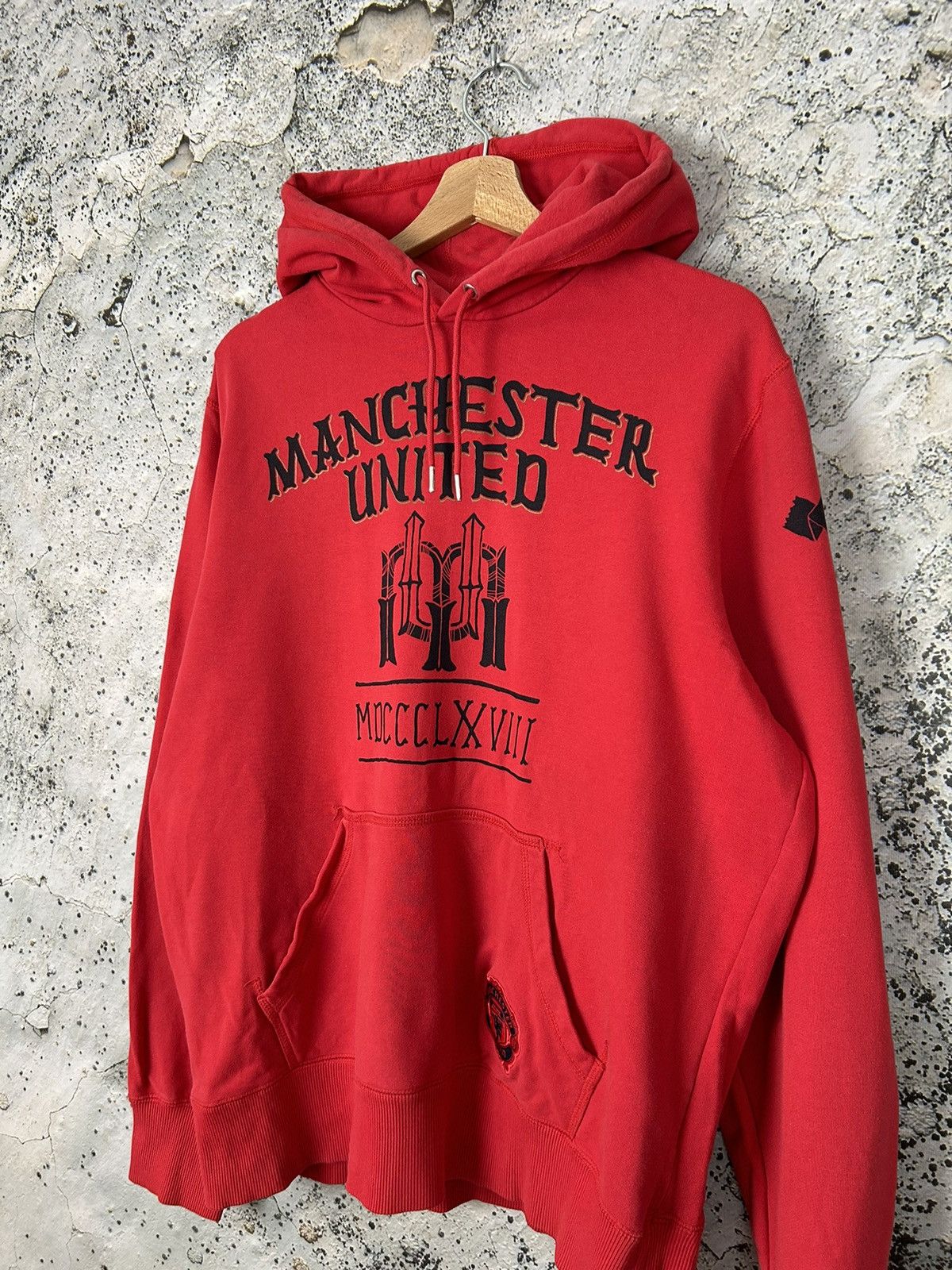 Nike Manchester United Soccer Hoodie Football Nike Swoosh Size US L / EU 52-54 / 3 - 2 Thumbnail