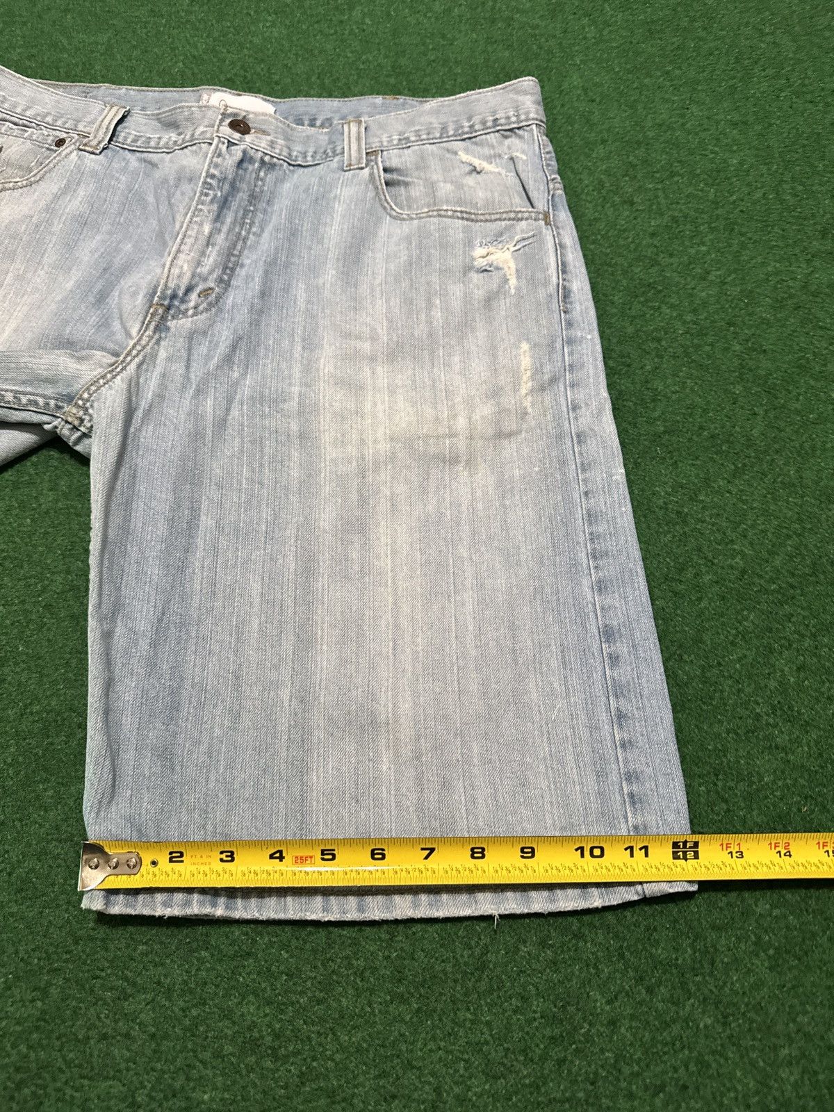 Levi's Vintage Clothing Levi’s Silvertab Baggy Jorts Grunge 40 13” Denim Shorts Size US 40 / EU 56 - 7 Thumbnail